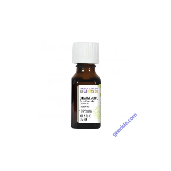 Aura Cacia Creative Juice Essential Oil Blend Inspiring 0.5 oz