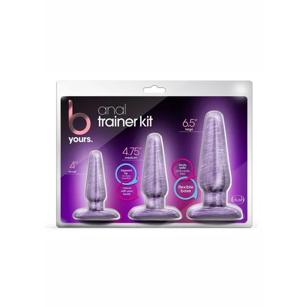 B Yours Anal Trainer Kit - Purple Swirl
