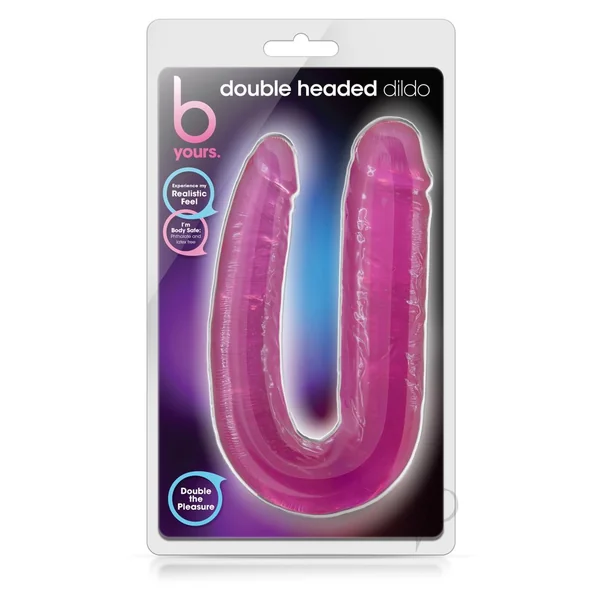 B Yours Double Headed Dildo 18in - Pink