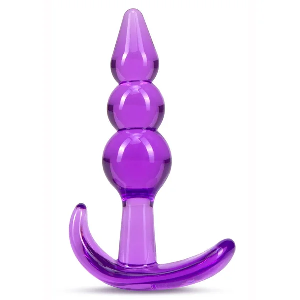 B Yours Triple Bead Butt Plug – Purple