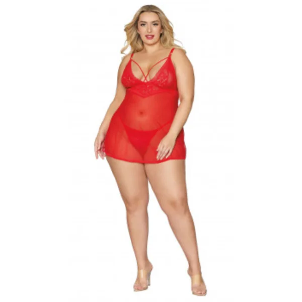 Babydoll and G-String - Queen