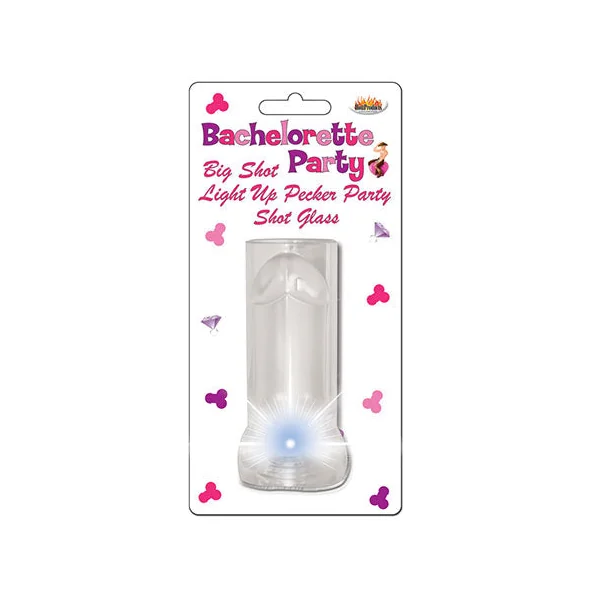 Bachelorette BIG SHOT Light up Glass