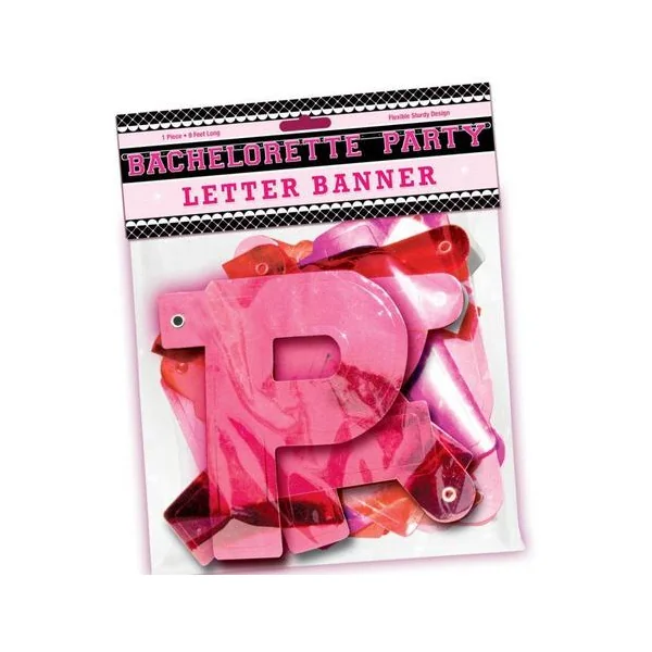 Bachelorette Party Letter Banner