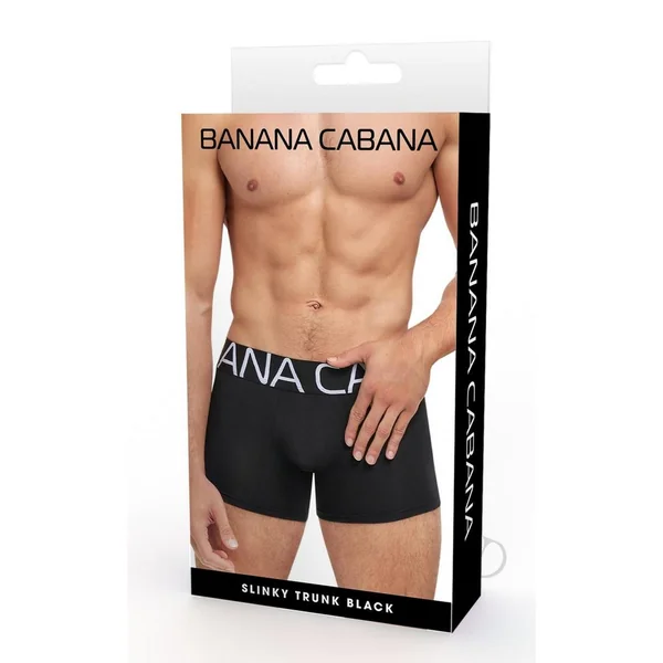 Banana Cabana Trunks - L/XL - Black