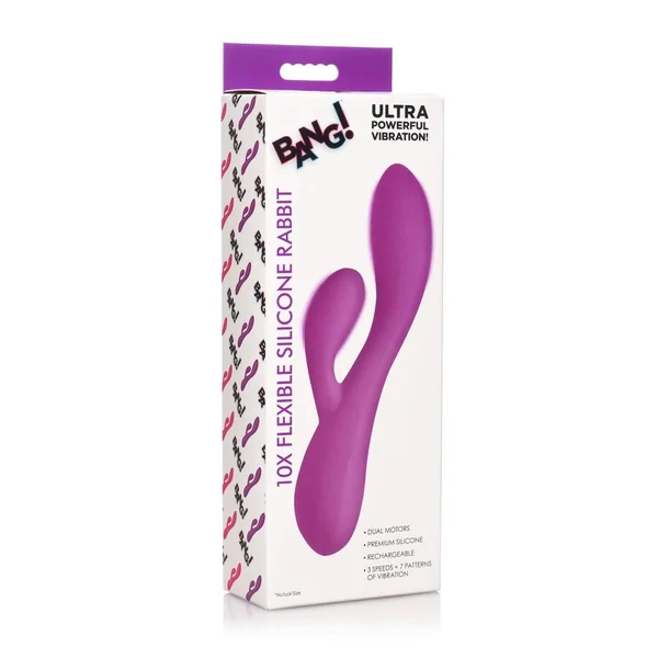 Bang! 10x Flexible Rechargeable Silicone Rabbit