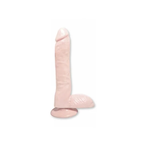 Basix 9 inches Beige Dong With Suction Cup
