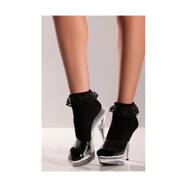 Be Wicked Ankle Socks Black