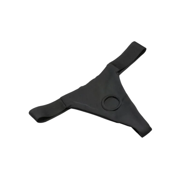 Bedroom Bliss Chérie Thong Strap-On Panty Harness – Small – Black