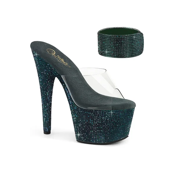 BEJEWELED-712RS Clear Vinyl Slide