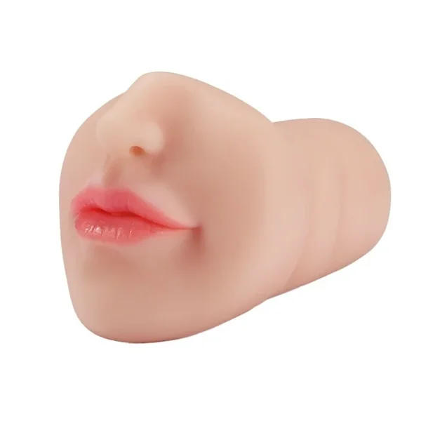 Bestvibe White Skin Red Lip Deep Throat Stroker