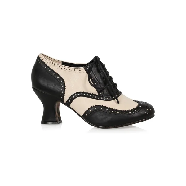 Bettie Page Patricia Pump | Black Faux Leather