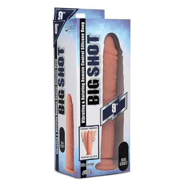 Big Shot Silicone Twirling Dildo