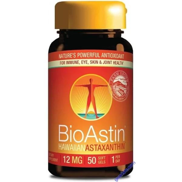 BioAstin Hawaiian Astaxanthin 50 Capsules