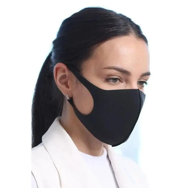 Black Breathable Reusable Face Mask