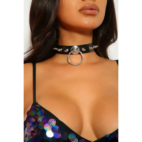 Black Choker Costume Accessory