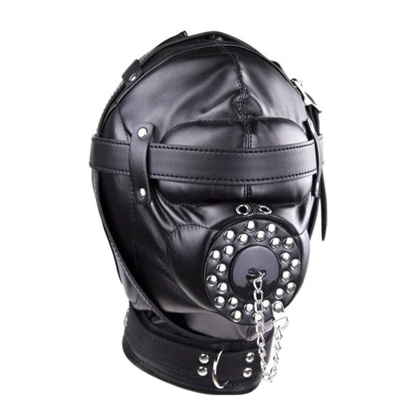 Black Leather Gimp Mask