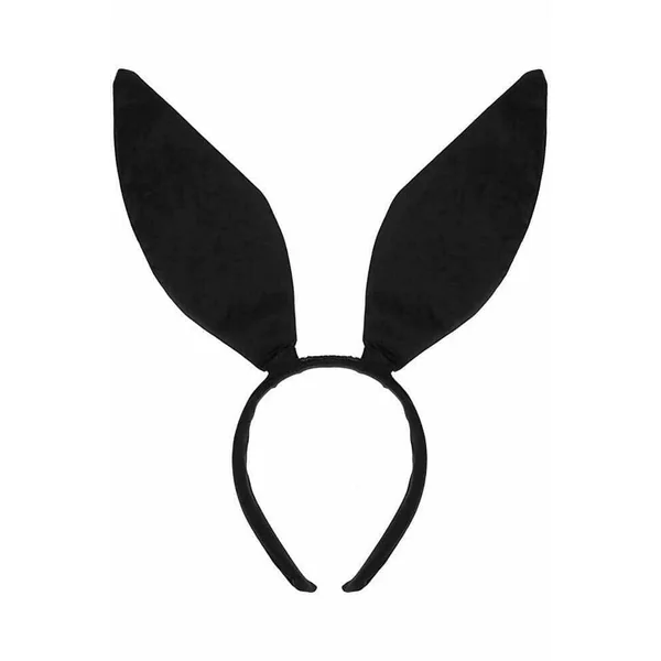 Black Satin Bunny Ears