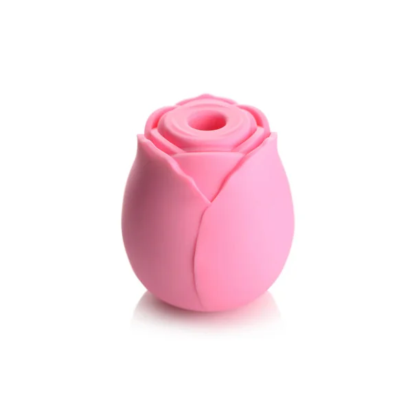 Bloomgasm 10X Wild Rose Silicone Suction Clit Stimulator, Pink