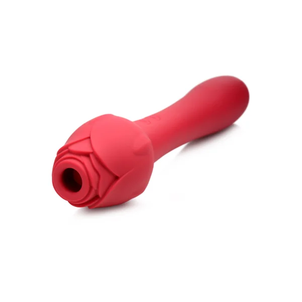 Bloomgasm Sweet Heart Rose Suction and Vibrator Toy Pink