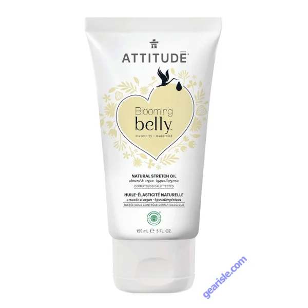 Blooming Belly Pregnancy Natural Stretch Mark Oil Argan 5 oz Attitude