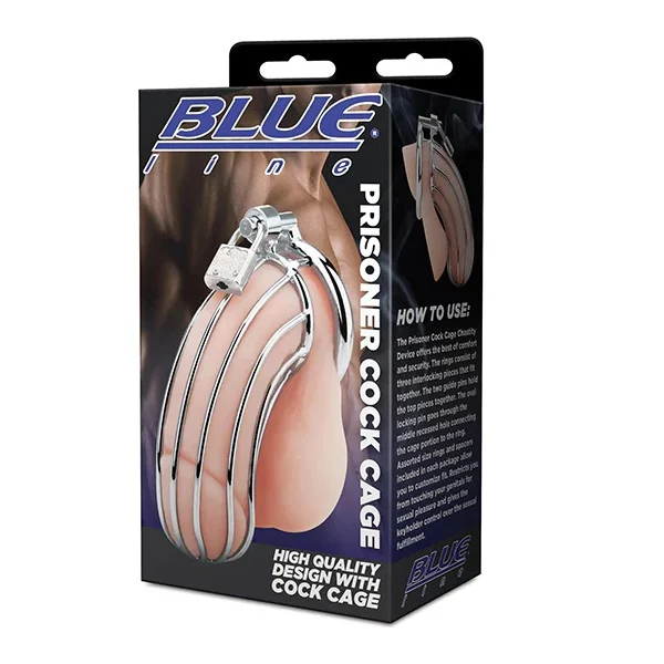 Blue Line Prisoner Cock Cage