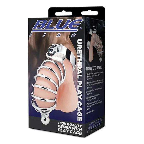 Blue Line Urethral Play Cage