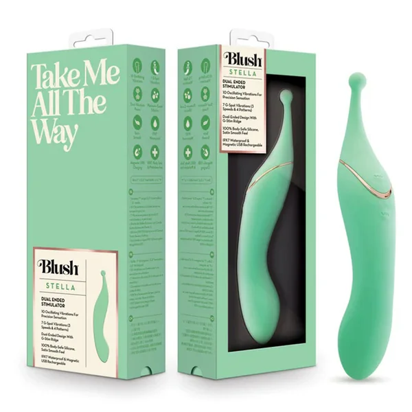 Blush Collection Stella Dual Ended Green Adult Intimacy Wand