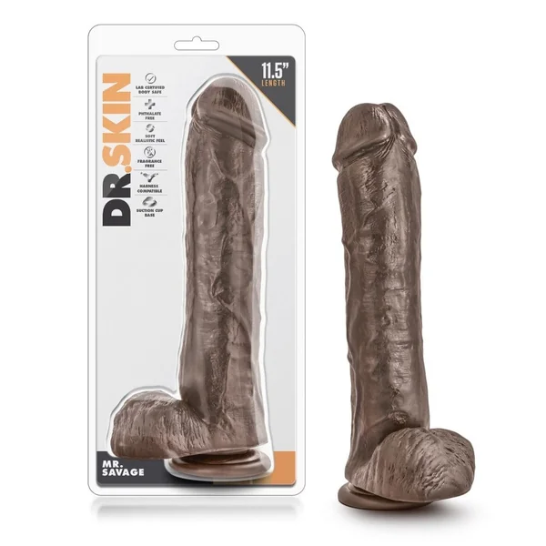 Blush Dr. Skin Mr. Savage Dildo