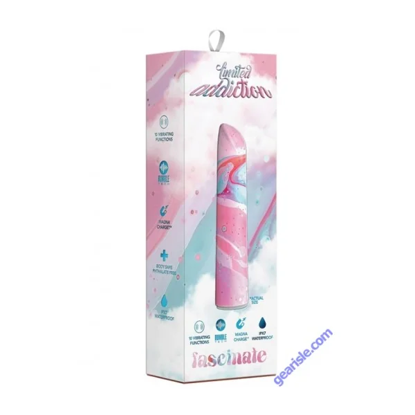 Blush Limited Addiction Fascinate Power Bullet Vibrator Peach Color