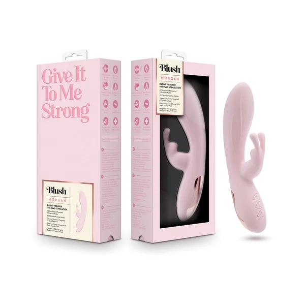 Blush Morgan Rabbit Vibrator Pink