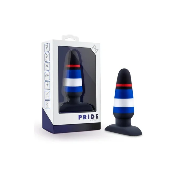 Blush Novelties - Avant - Pride P4 - Power Play - Silicone Butt Plug