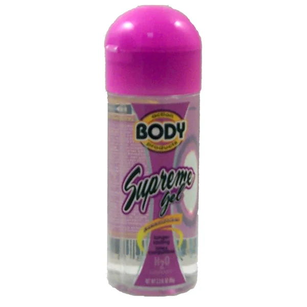 Body Action Supreme Gel Water Based Lubricant 2.3 Ounce