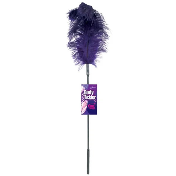 Body Tickler Ostrich Feather Tickler Purple