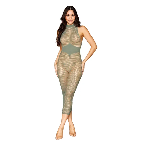 Bodystocking Gown - One Size - Sage