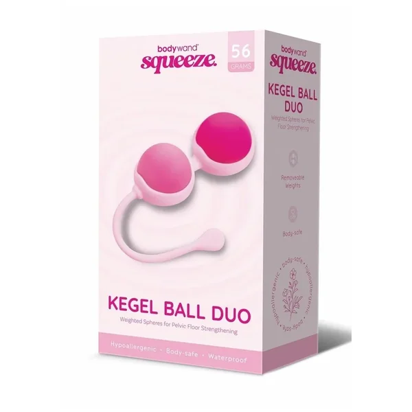 Bodywand Squeeze Kegal Ball Duo Weighted Silicone 56g