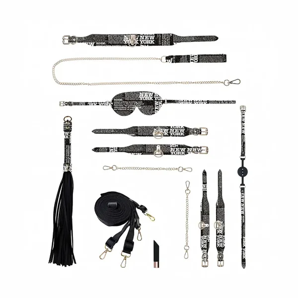 Bondage Kit International New York Collection BDSM Set with Bag