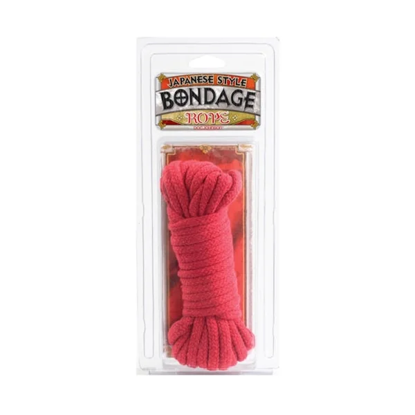 Bondage Rope - Cotton - Japanese Style - Red