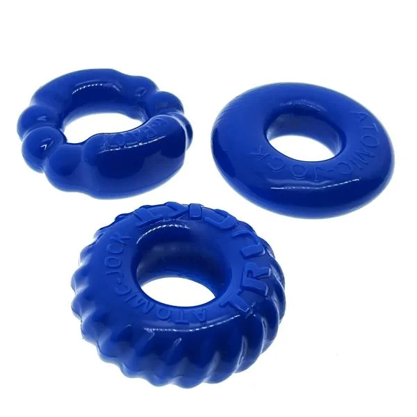 Bonemaker 3-pack C-ring Pool Blue (net)