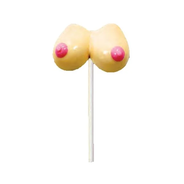Boobie Pops Strawberry Flavored Candy Lollipops for Adults