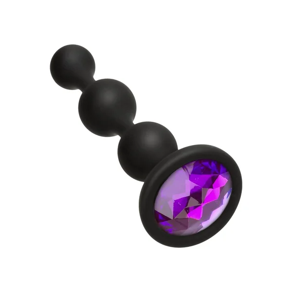 Booty Bling Jeweled Wearable Beads Silicone Purple