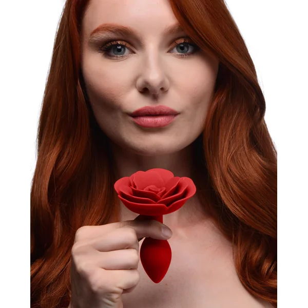 Booty Bloom Silicone Rose Anal Plug – Small