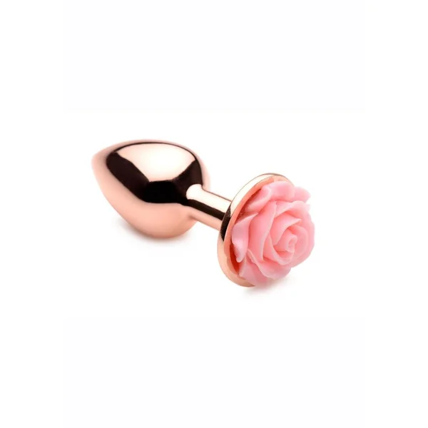 Booty Sparks Aluminum Anal Plug – Small – Pink/Rose Gold