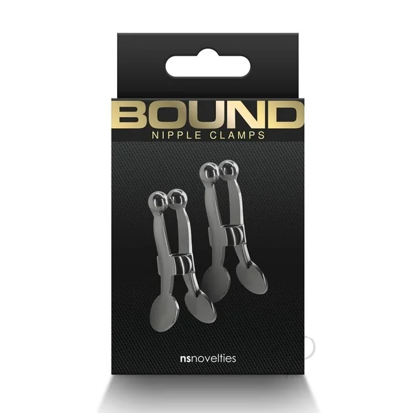 Bound Nipple Clamps C1 - Gunmetal Gray