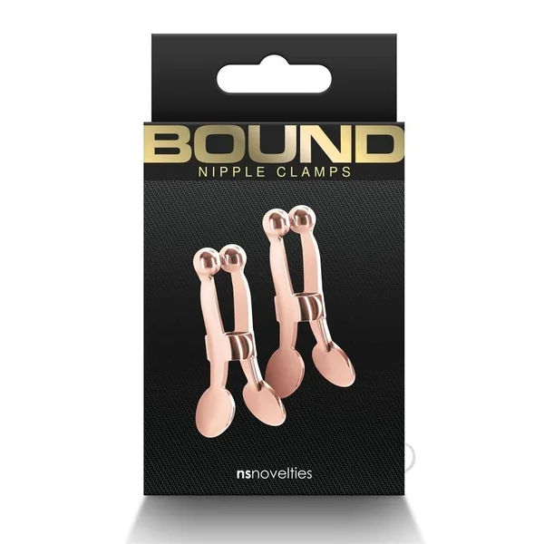 Bound Nipple Clamps C1 - Rose Gold