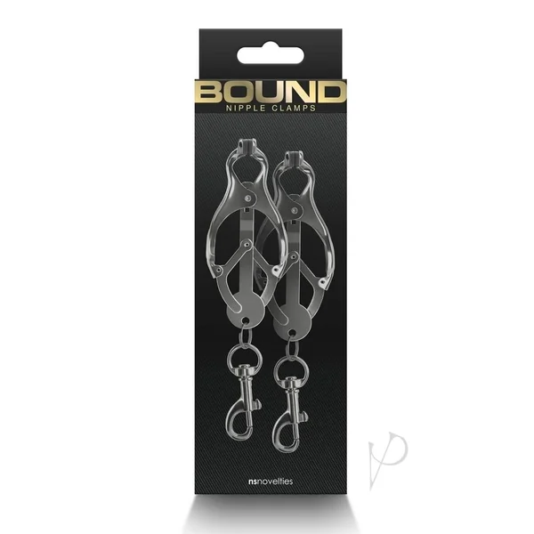 Bound Nipple Clamps C3 - Gunmetal Gray