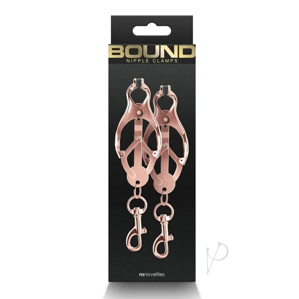 Bound Nipple Clamps C3 - Rose Gold