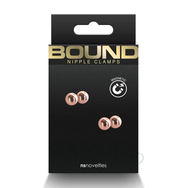 Bound Nipple Clamps M1 - Rose Gold