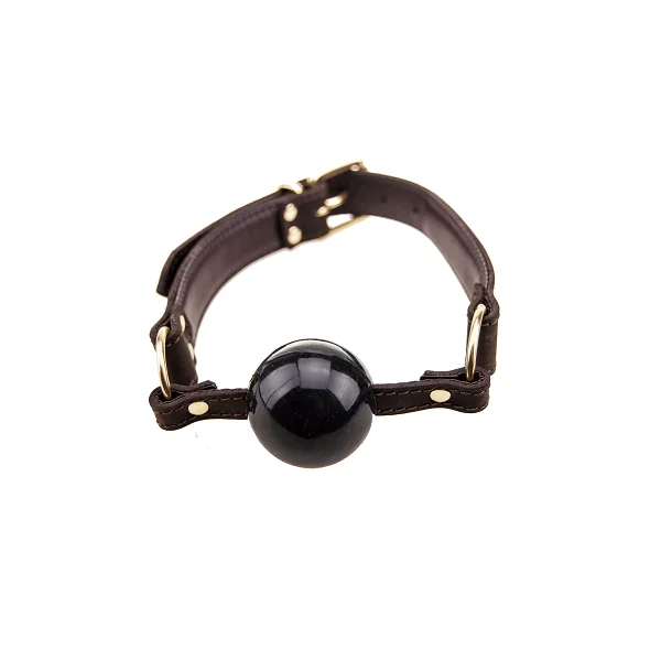 BOUND Nubuck Leather Solid Ball Gag
