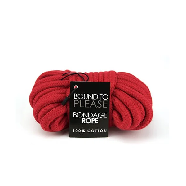 Bound to Please Bondage Rope Red