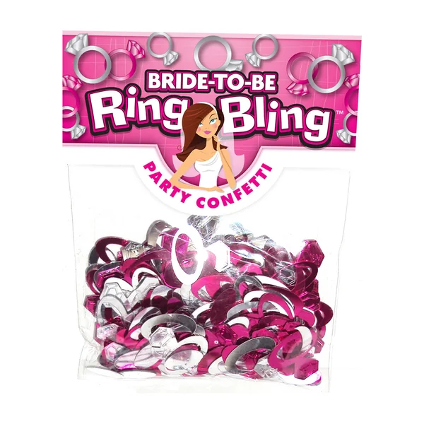 Bride To Be Ring Bling Party Confetti